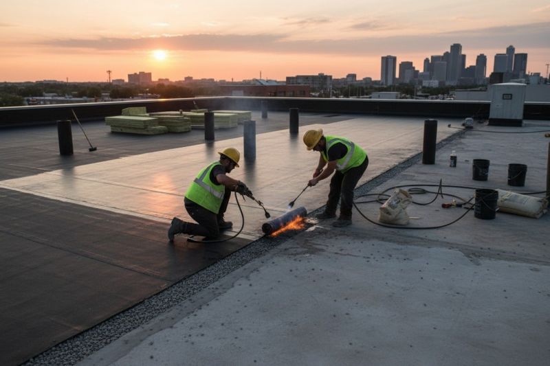 Tar Roof Replacement detail